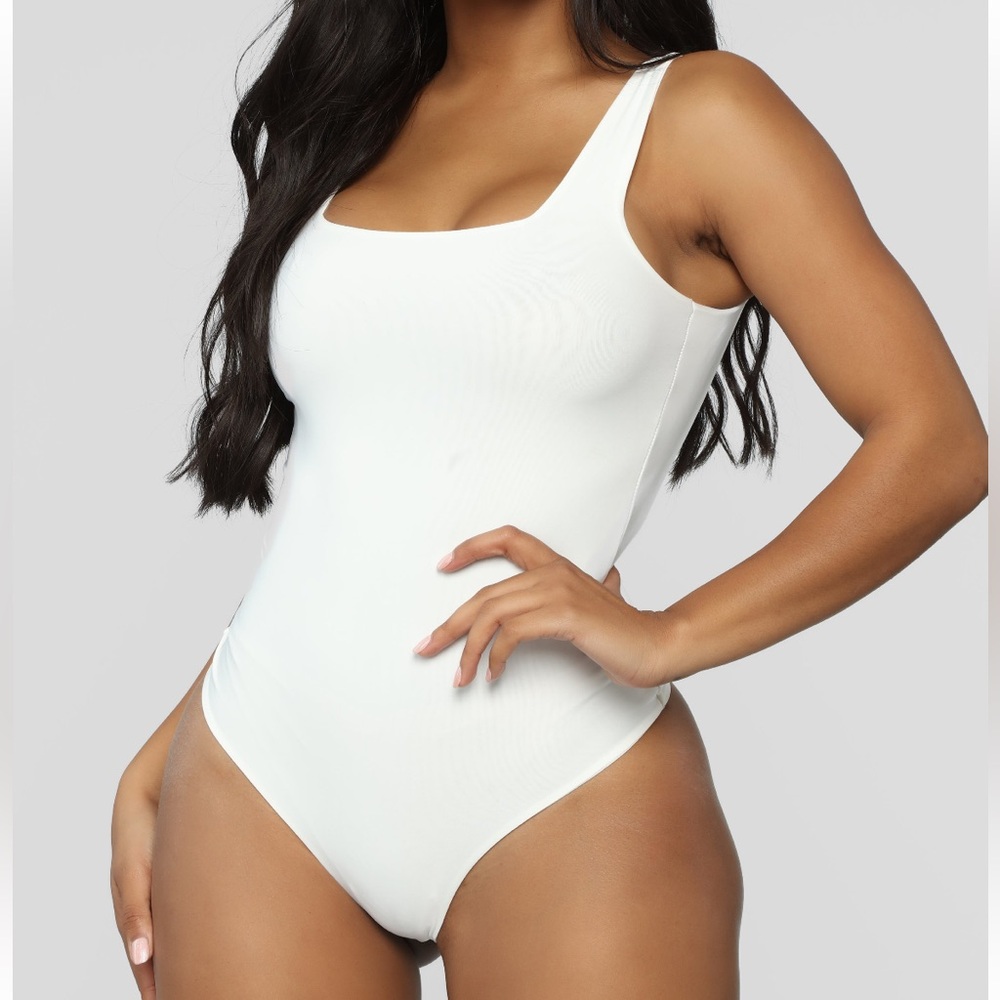 Fashion Nova Until The End Bodysuit White